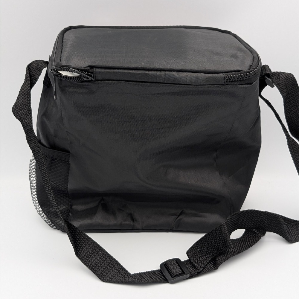 McDonalds Employee Exclusive Insulated Lunch Bag Cooler Black Red Shoulder Strap - Picture 2 of 7